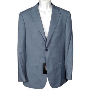 New The Groomsman Suit Modern Fit 42 Regular Light Blue Blazer Suit Jacket